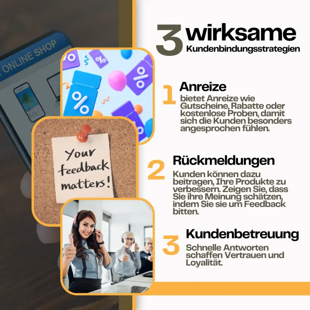 3 wirksame Kundenbindungsstrategien