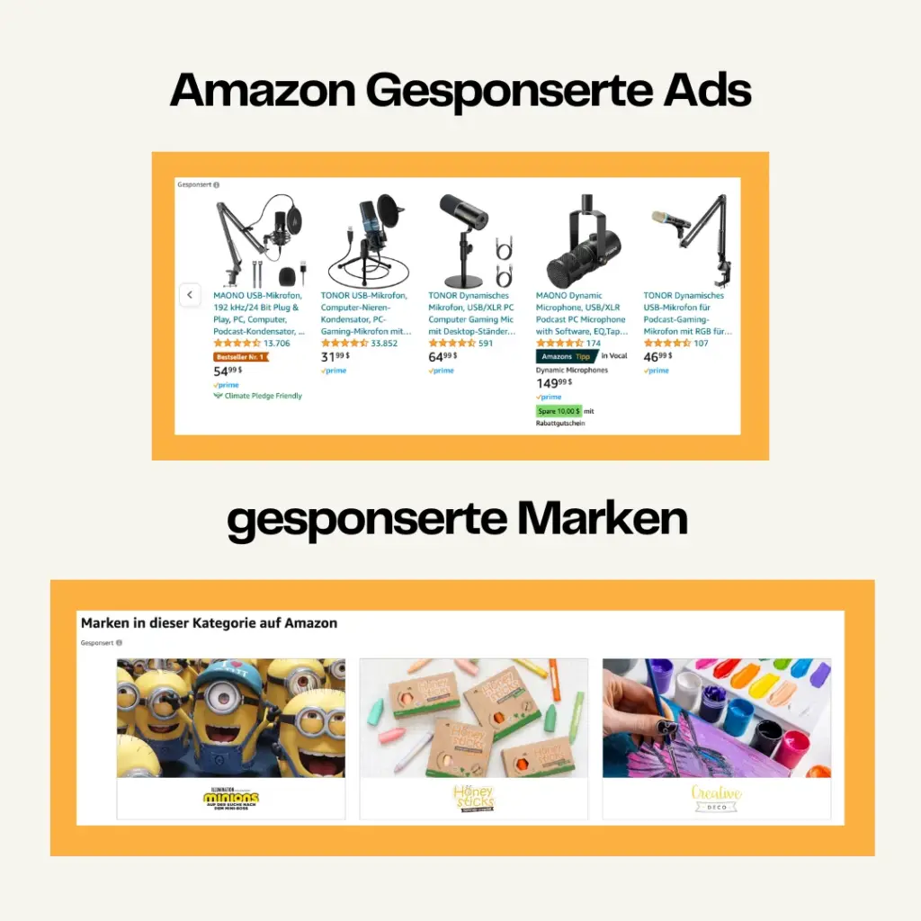 Amazon Gesponserte Ads