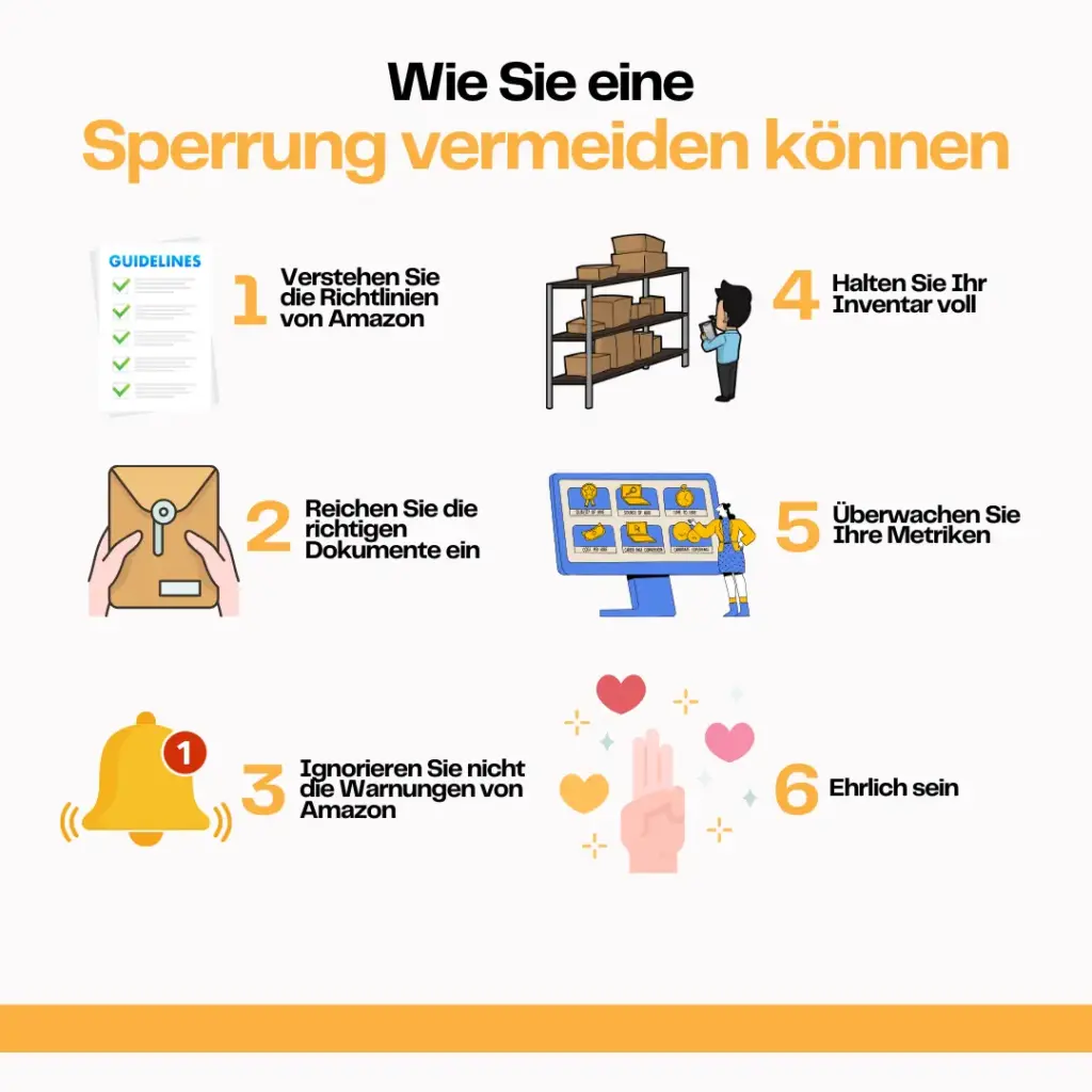 Wie Sie eine Sperrung vermeiden können