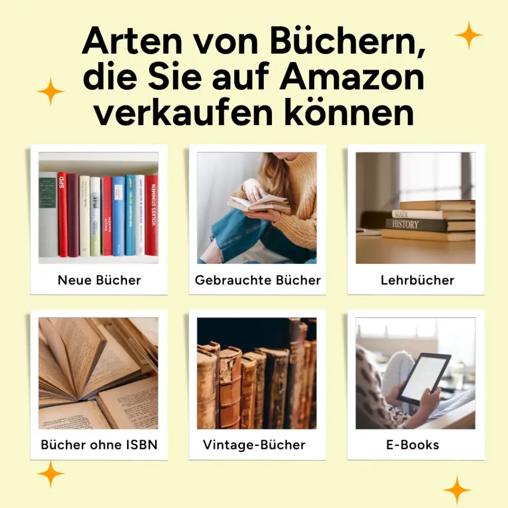 Arten von Büchern, die Sie auf Amazon verkaufen können