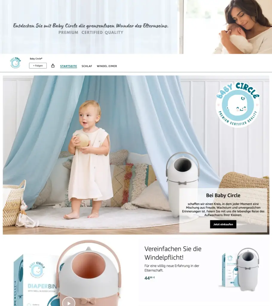 Baby Circle Amazon Storefront