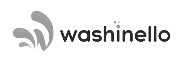 Washinello logo black and white